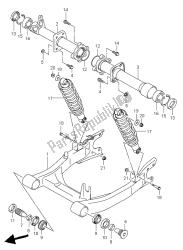 bras oscillant arrière