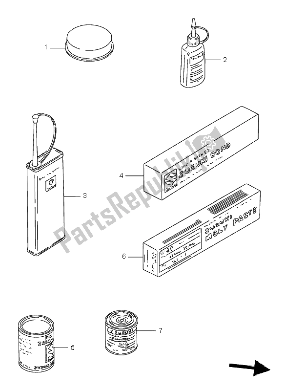 All parts for the Optional of the Suzuki GSF 600 NS Bandit 1998