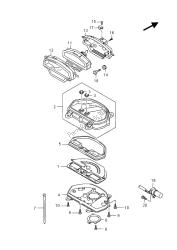 SPEEDOMETER (VZR1800UF E19)