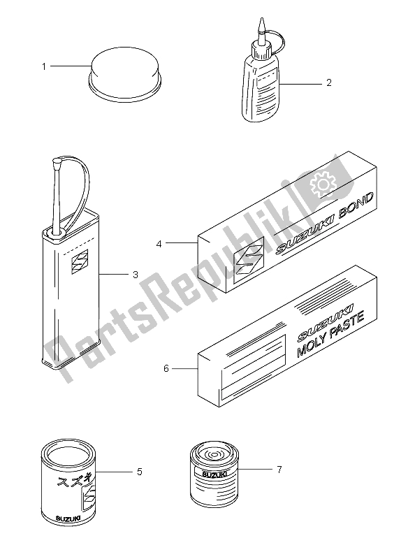 All parts for the Optional of the Suzuki DR Z 400E 2006