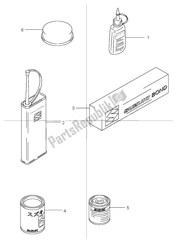 All parts for the Optional of the Suzuki TR 50S Street Magic 2000