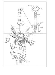 achter carburateur