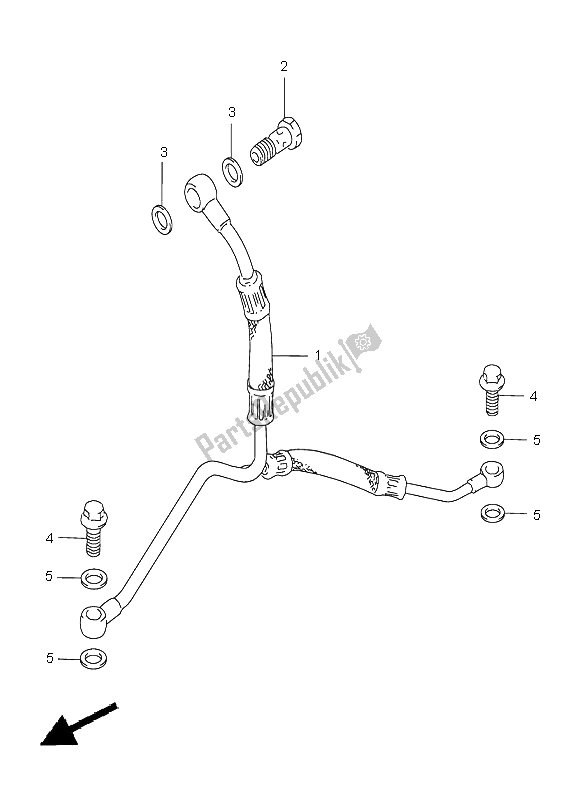 Tutte le parti per il Tubo Dell'olio del Suzuki XF 650 Freewind 1999