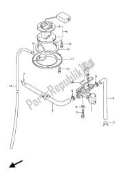 robinet de carburant (gsx600f)