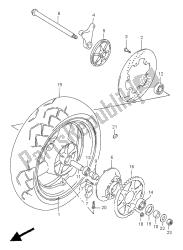 REAR WHEEL (GSF1200SA)