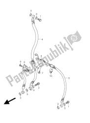 flexible de frein avant (gsx650fu e24)