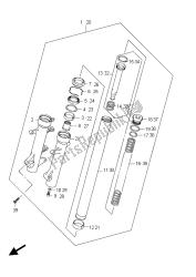 ammortizzatore forcella anteriore (an400a e19)