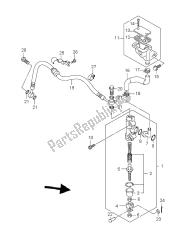 hoofdremcilinder achter (gsr600-u)