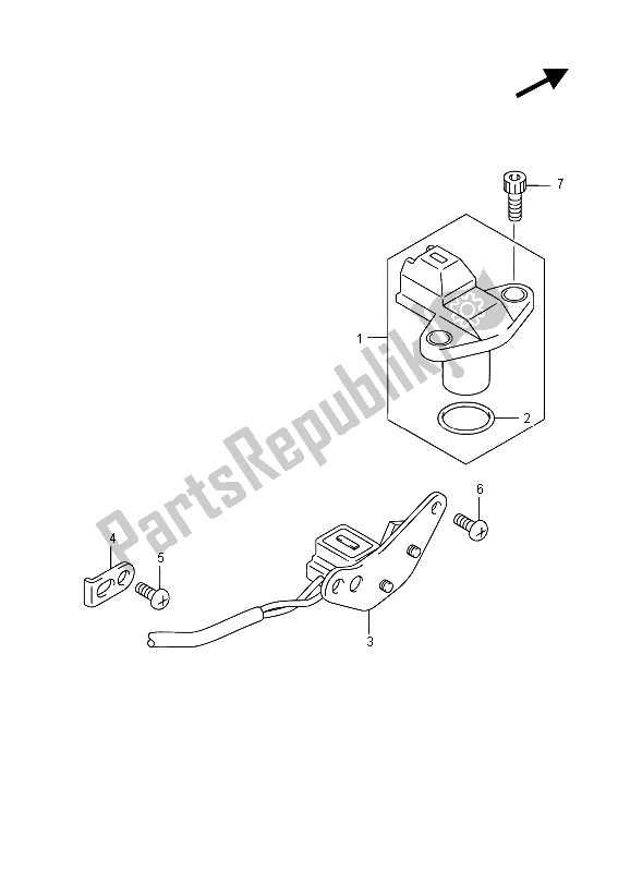 Tutte le parti per il Generatore Di Segnale del Suzuki GSR 750 ZA 2015