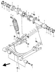 bras oscillant arrière