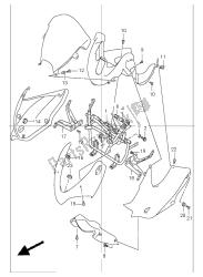 parti di installazione della calandra (gsf1200s-sz)