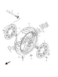 przednie koło (gsf650su)