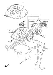 réservoir de carburant (gsx-r600uf)