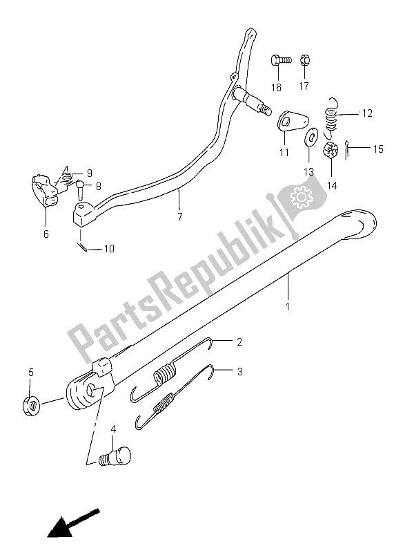 Toutes les pièces pour le Supporter du Suzuki DR 125 SE 2002