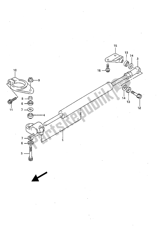 Tutte le parti per il Ammortizzatore Di Sterzo del Suzuki GSX R 750 1991