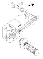 levier de poignée droit