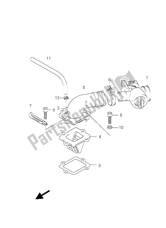 Tutte le parti per il Corpo Farfallato del Suzuki AY 50A LC Katana 2005