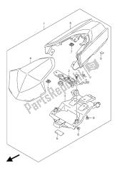 caja de cola del asiento