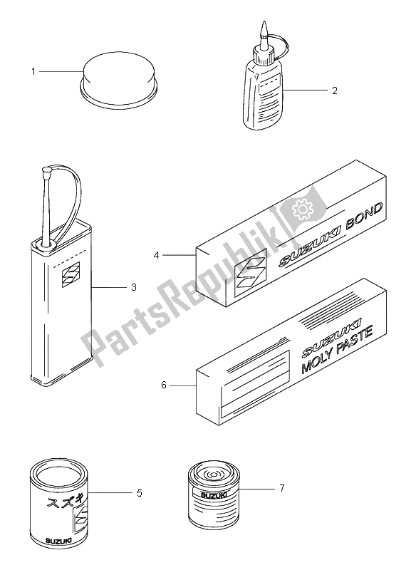 Toutes les pièces pour le Optionnel du Suzuki LS 650 Savage 2003