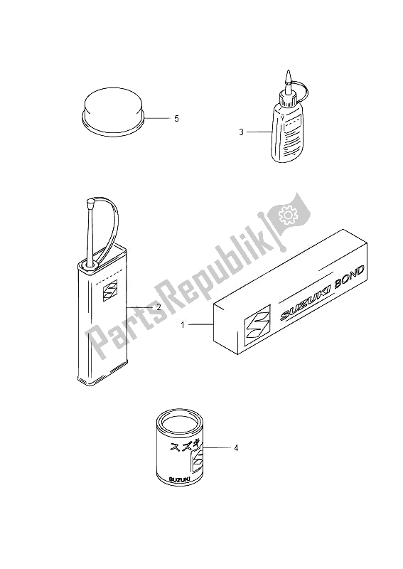 All parts for the Optional of the Suzuki GW 250 Inazuma 2014