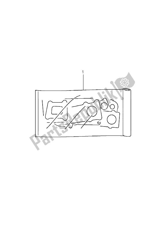 All parts for the Gasket Set of the Suzuki RM 85 SW LW 2006