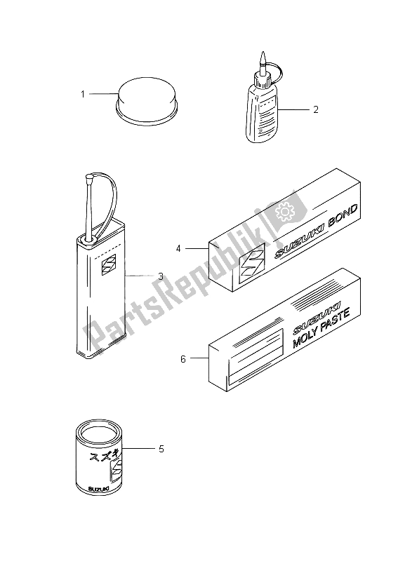 All parts for the Optional of the Suzuki RM Z 450 2015