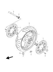 FRONT WHEEL (GSF650-U-S-SU)