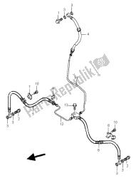 flexible de frein avant