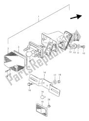 luz de combinación trasera