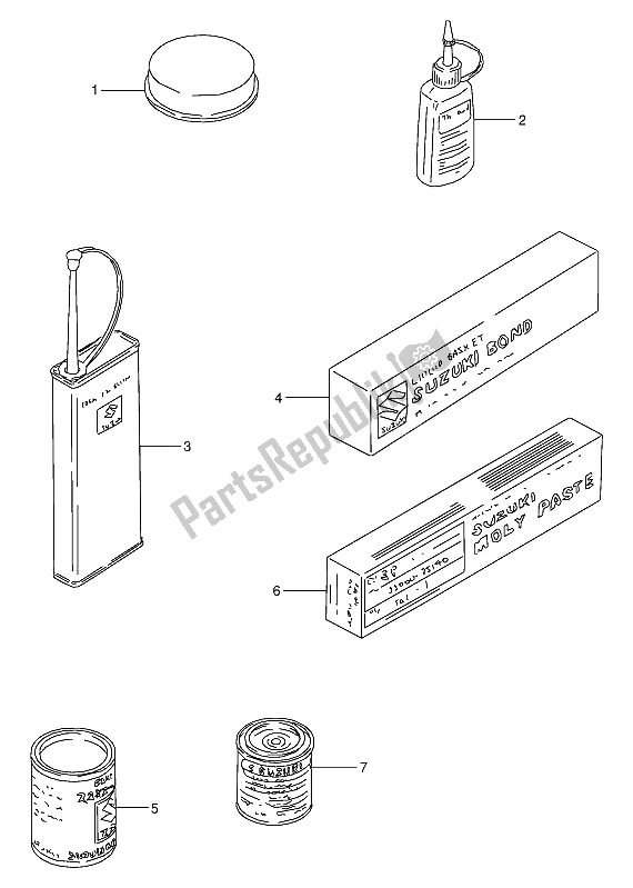 Tutte le parti per il Opzionale del Suzuki VX 800U 1992