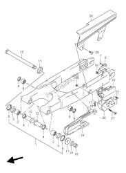 bras oscillant arrière