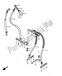 flexible de frein avant