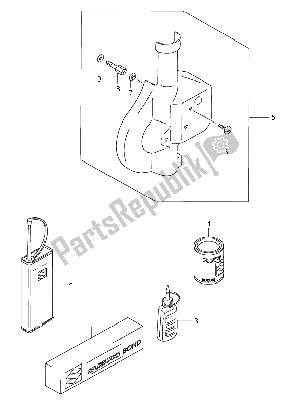 Toutes les pièces pour le Optionnel du Suzuki RM 80 2000