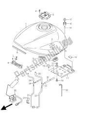 réservoir de carburant (gsx650fa e21)