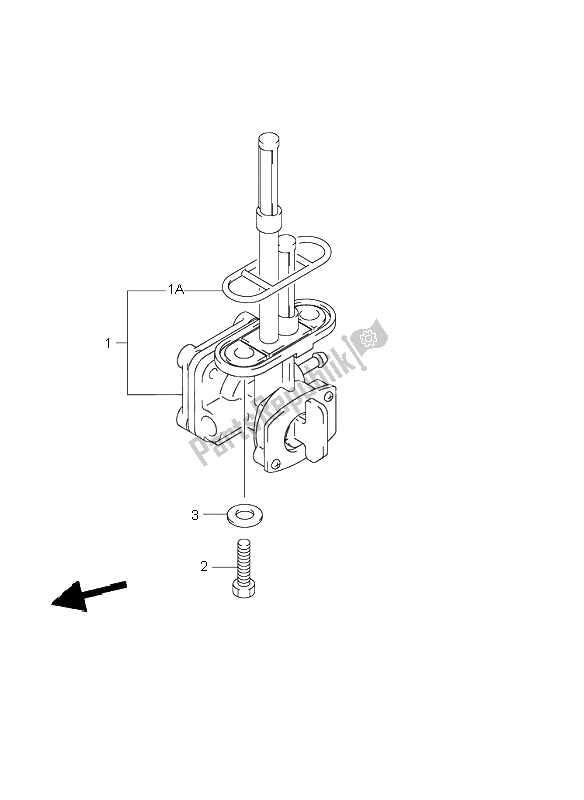 Tutte le parti per il Rubinetto Del Carburante del Suzuki VL 250 Intruder 2000