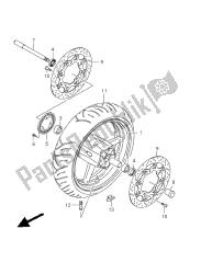 roda dianteira (gsx650fa-fua)