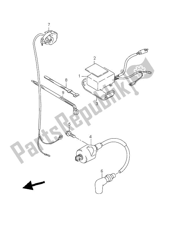 All parts for the Cdi Unit & Ignition Coil of the Suzuki RM 85 SW LW 2008