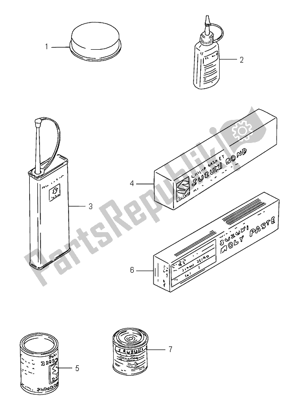 All parts for the Optional of the Suzuki RF 900R 1995