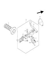 LEFT HANDLE LEVER (DR-Z400E E1)