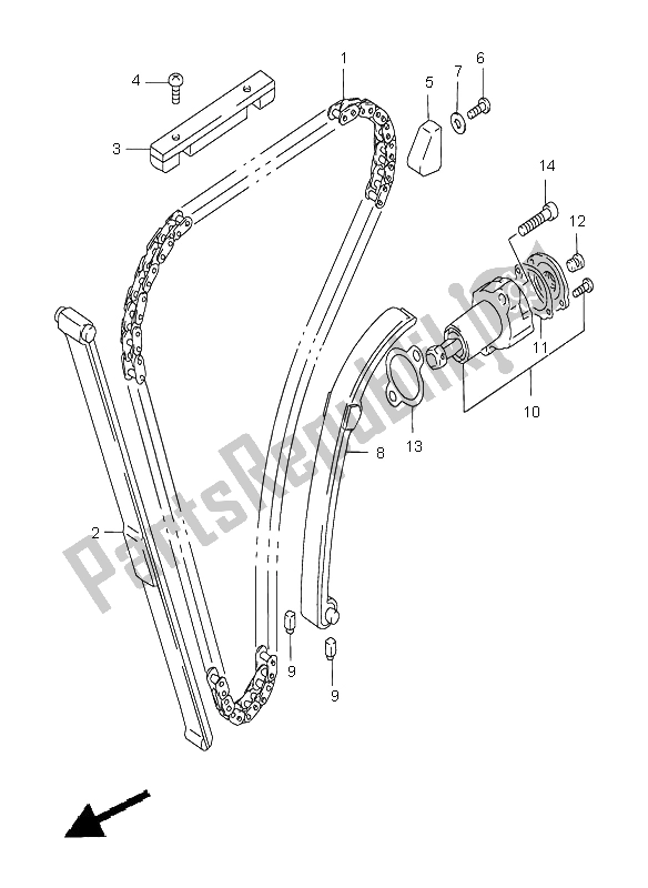 Wszystkie części do ? A? Cuch Krzywkowy Suzuki GS 500E 2000