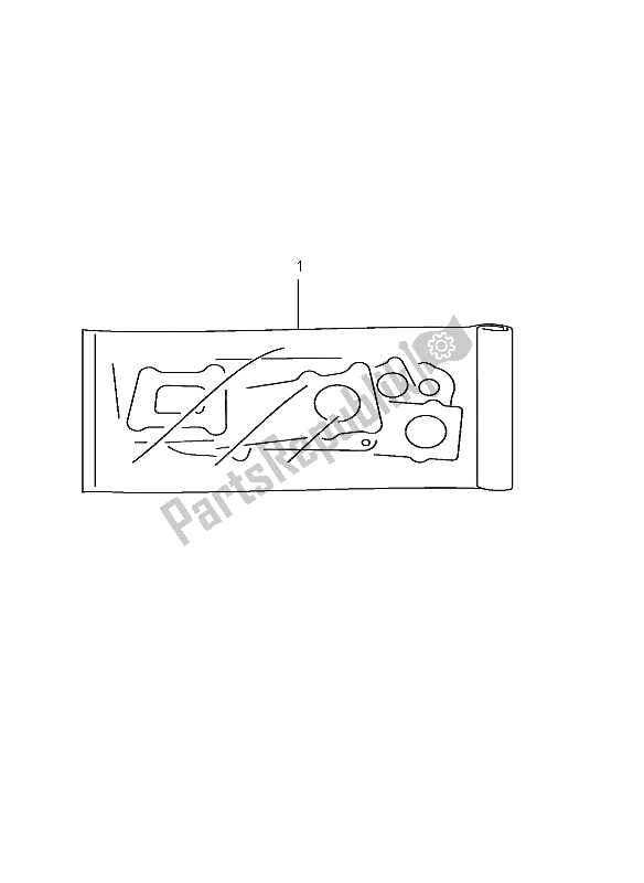 Alle onderdelen voor de Pakkingset van de Suzuki AN 250 Burgman 2005