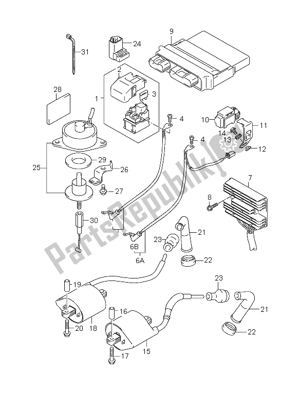 Toutes les pièces pour le électrique du Suzuki C 1500 VL 2009