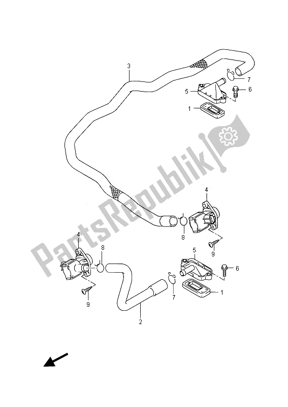 Todas las partes para 2do Aire de Suzuki VZR 1800 M Intruder 2014