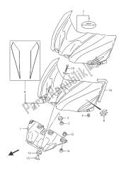 FUEL TANK FRONT COVER (GSX-R1000AUF)