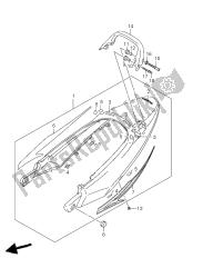 cubierta trasera del asiento (gsf1250saz)