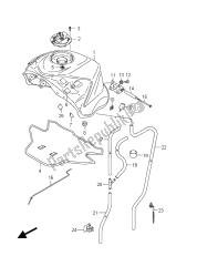 réservoir de carburant (gsx-r1000 e51)