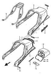 SEAT TAIL COVER (GSX550E-EU)