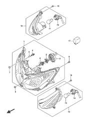 lampe combinée avant