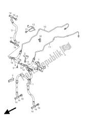 flexible de frein avant (dl650aue e19)