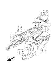 cubierta trasera del asiento (sv650s-su-sa-sua)